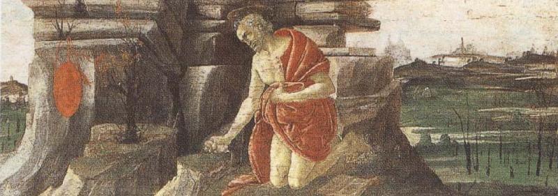 Sandro Botticelli St Jerome in Penitence France oil painting art